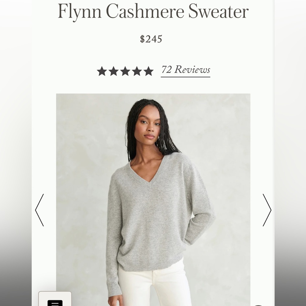 Cashmere sweater